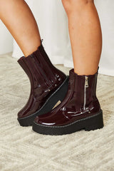 May She Rise Side Zip Platform Boots