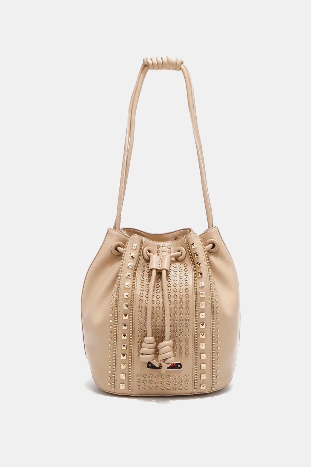 Amy Studded Bucket Bag