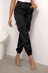 High Waist Pants with Pockets