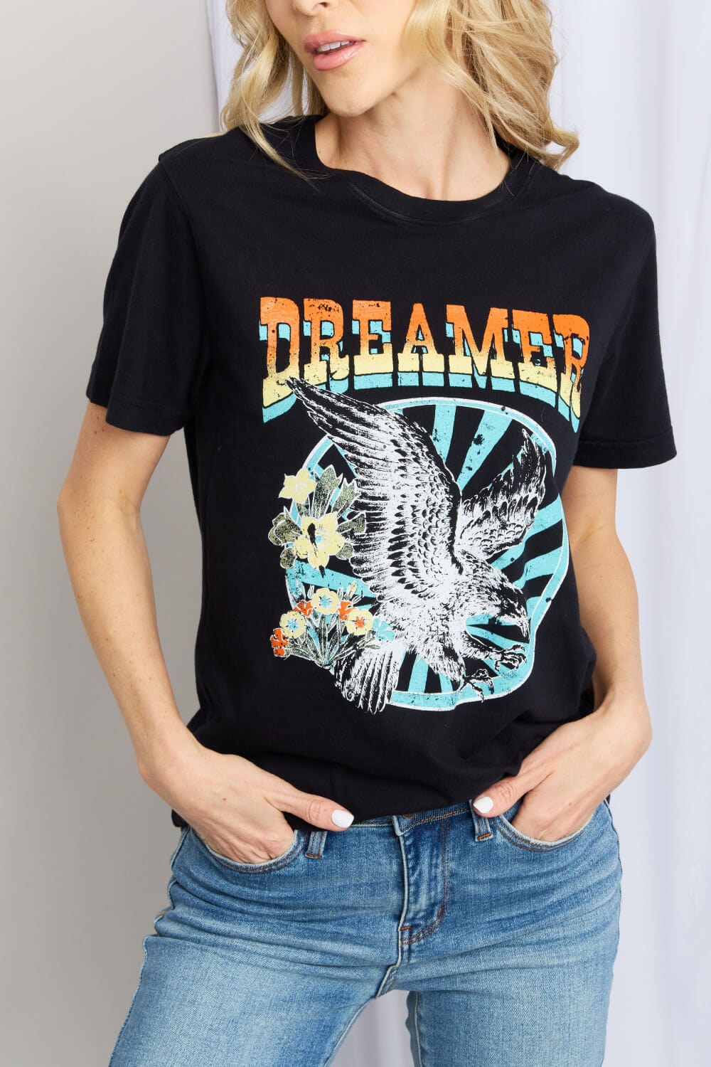 Full Size DREAMER Graphic T-Shirt