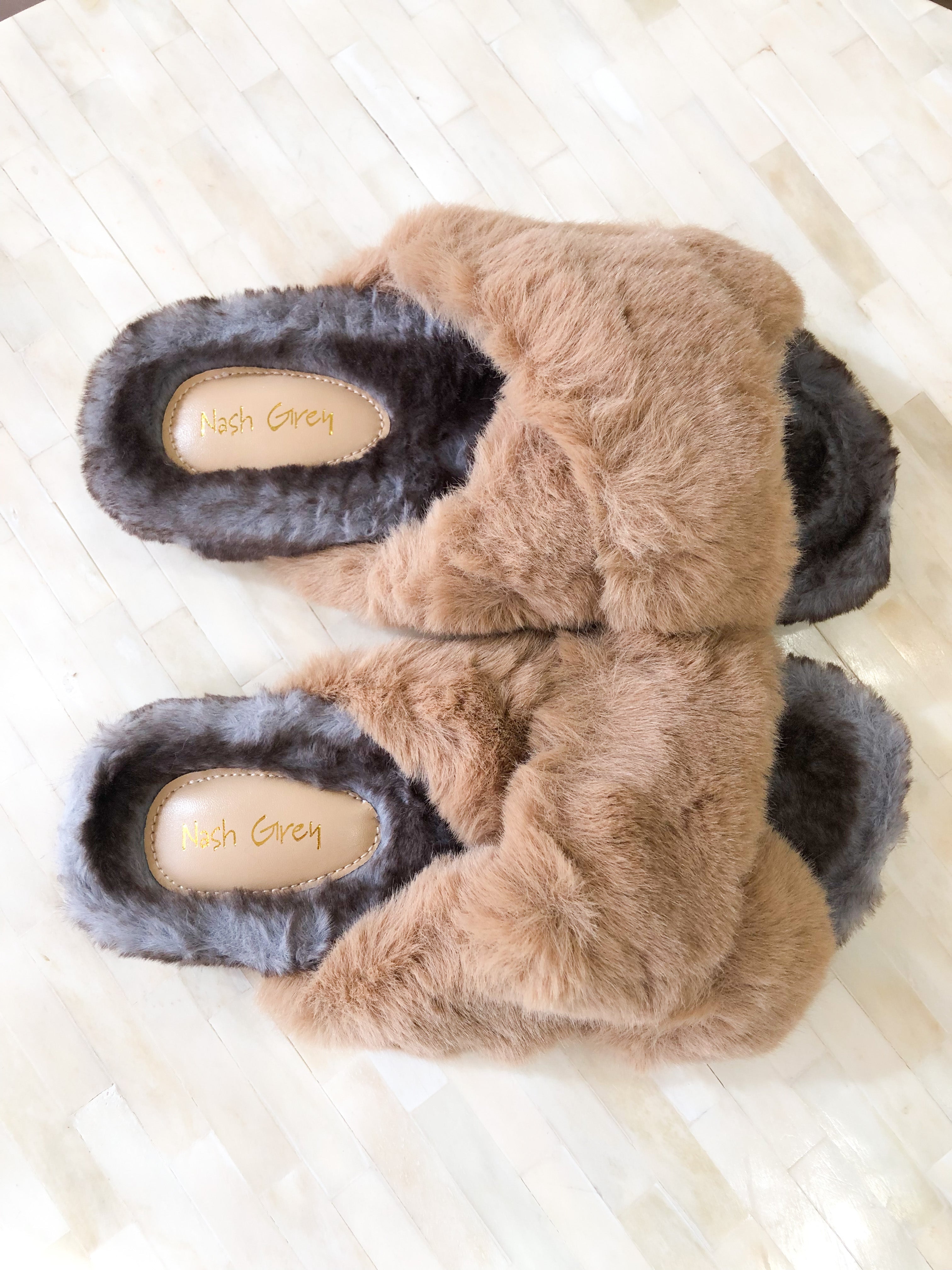 Feeling Cozy Brown Slippers