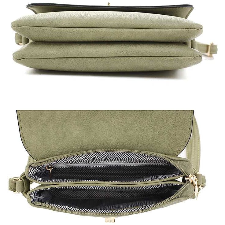 Smooth Colored Crossbody Bag