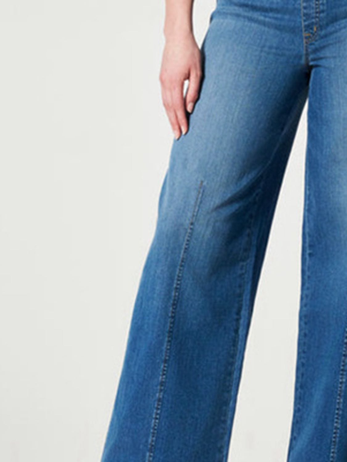 Wide Leg Long Jeans